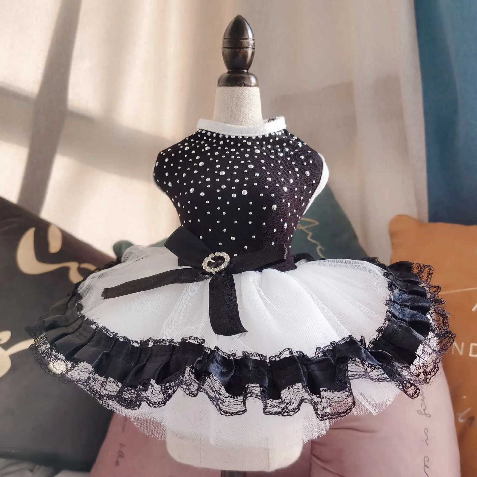 Dog Skirts Pet Wedding Dresses Pet Dresses Poodle Bichon Frise Princess Dress Summer Dog Dresses M251208