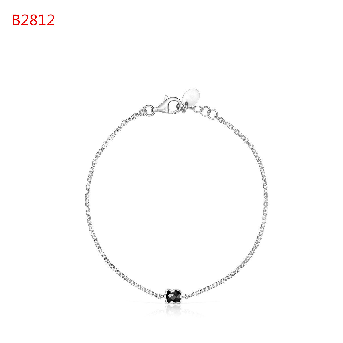 Fashion Women Silver Rose Gold Stainless Steel Span Bear Round Animal Letter Heart Star Cross Chain Bracelets Jewelry Pulsera