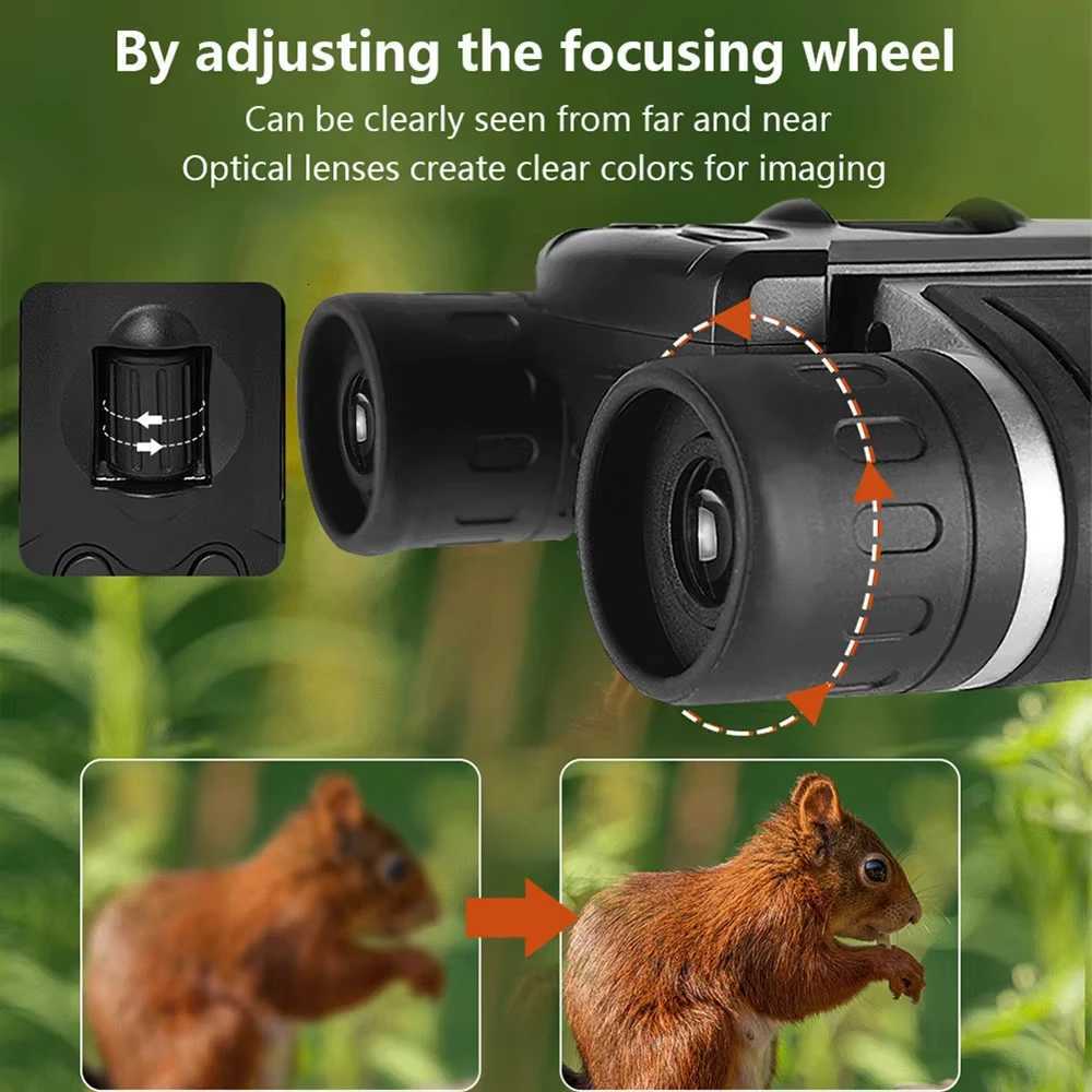 8X Digital Zo Camera Bino with 20 Inch LCD Video Photo Recording Telescope Perfect for Outdoor Camping Hunting Hiking C251208