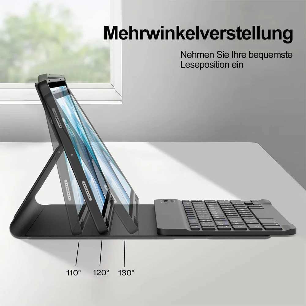 For Galaxy Tab A9 Plus A9 11 X210 X215 X216 Eyboard Case Korean Hebrew Spanish Portuguese Backlight Keyboard C251208