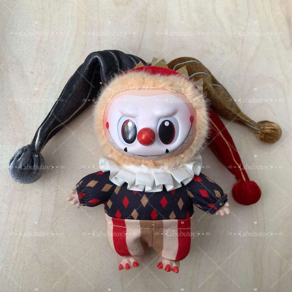 PPTM Labubu Halloween Why So Serious Series Moonlit Mask Collectable Blind Box Vinyl Face Plush Pendant