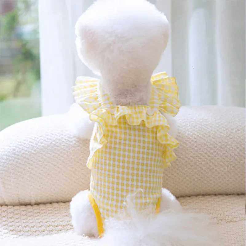 Dog Dress Lace Pet Dog Clothes for Small Dogs Anti Harassment Underwear All Seasons Spring Summer for Teddy Pomeranian Small Dog M251208