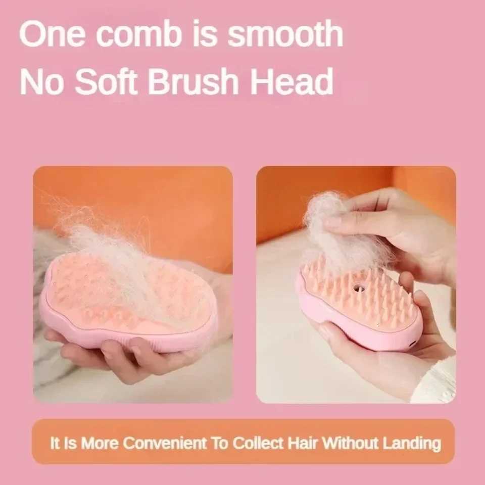 3 in 1 Cat Comb Brush Electric Spray Cat Steam Brush Spray Cat Hair Brushes for Massage Pet Float remover Cat Supplies M251208 - view 5