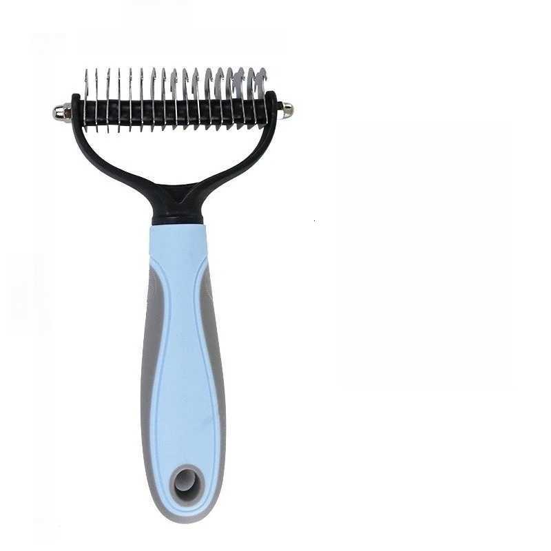 Pet Knot Comb Dog Hair Combiner Hair Removal Comb Double sided Available Dog Comb Pet Hair Knife Hair Removal Comb Cat Comb M251208 - view 7