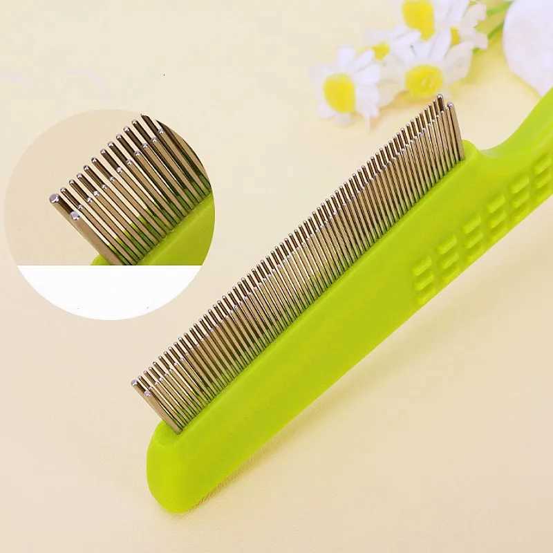 Dog Comb Dense Tooth Dogs Brush Double-row Flea Combs for Dogs Hair Cleaning Dog Grooming Massage Cat Brush M251208 - view 3