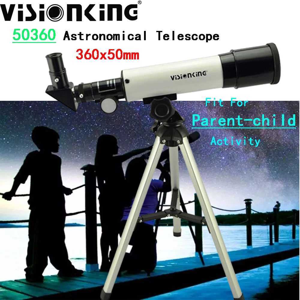 Visionking Professional 50360 Refraction Astronical Telescope 90x To See The Moon Stars Birdwatching Monocar Beginner Kids C251208