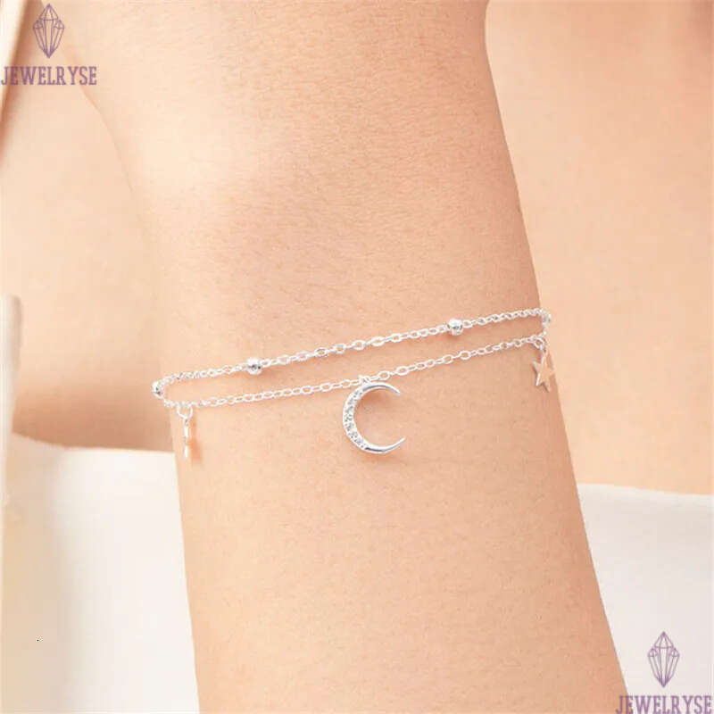trendy s925 sterling silver bracelet designer woman diamond heart square womans butterfly link chain 5A cubic zirconia love charm bracelets chains jew