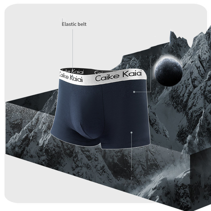 Free shipping designer underpants New Men's Underwear Stylish Four-Panel Boxers and Briefs