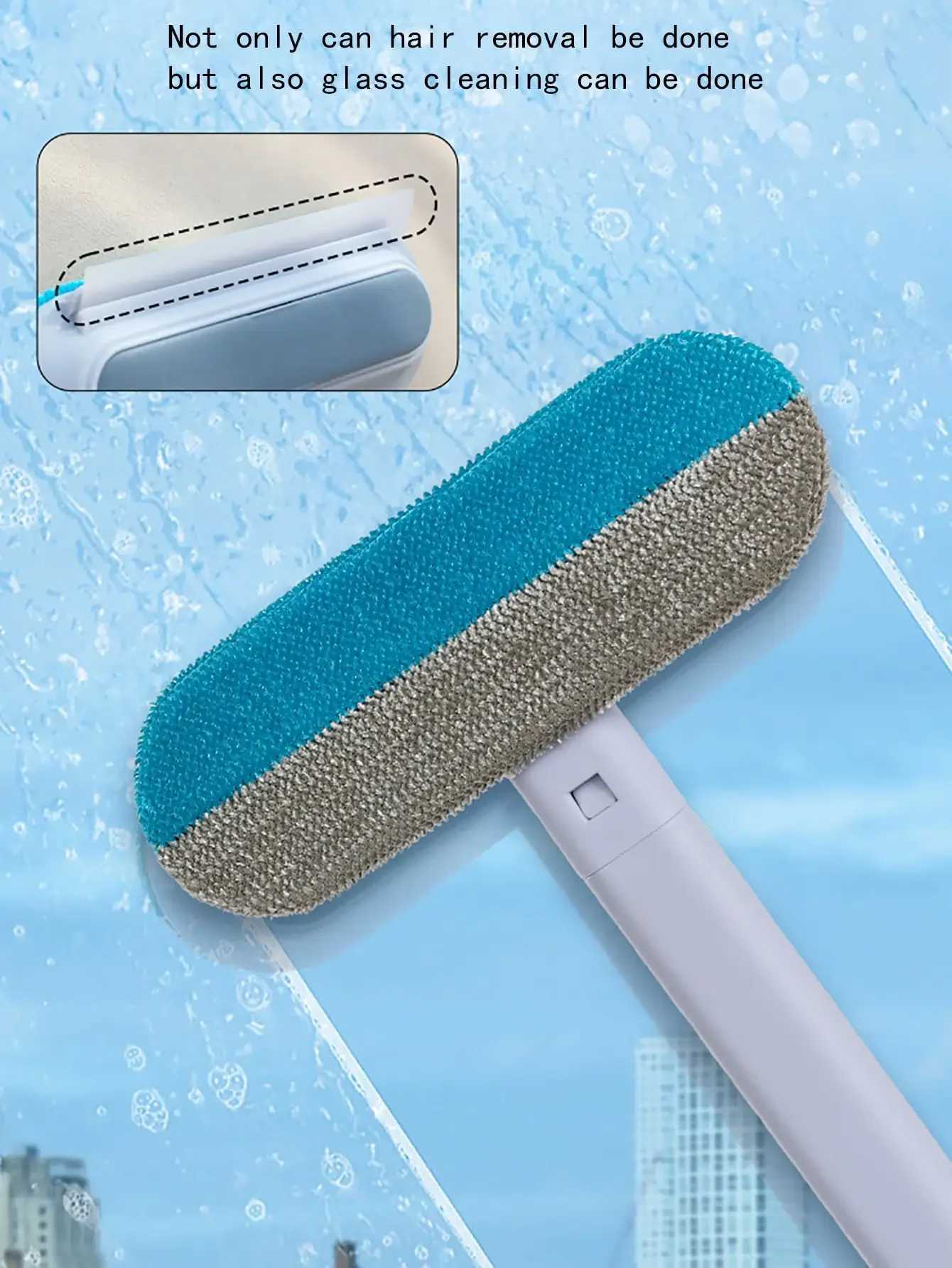 1PC Pet Multi Functional Hair Removal Brush Sofa Carpet Wiping Window Hair Removal Cat Hair Dog Hair Adhesive M251208 - view 4