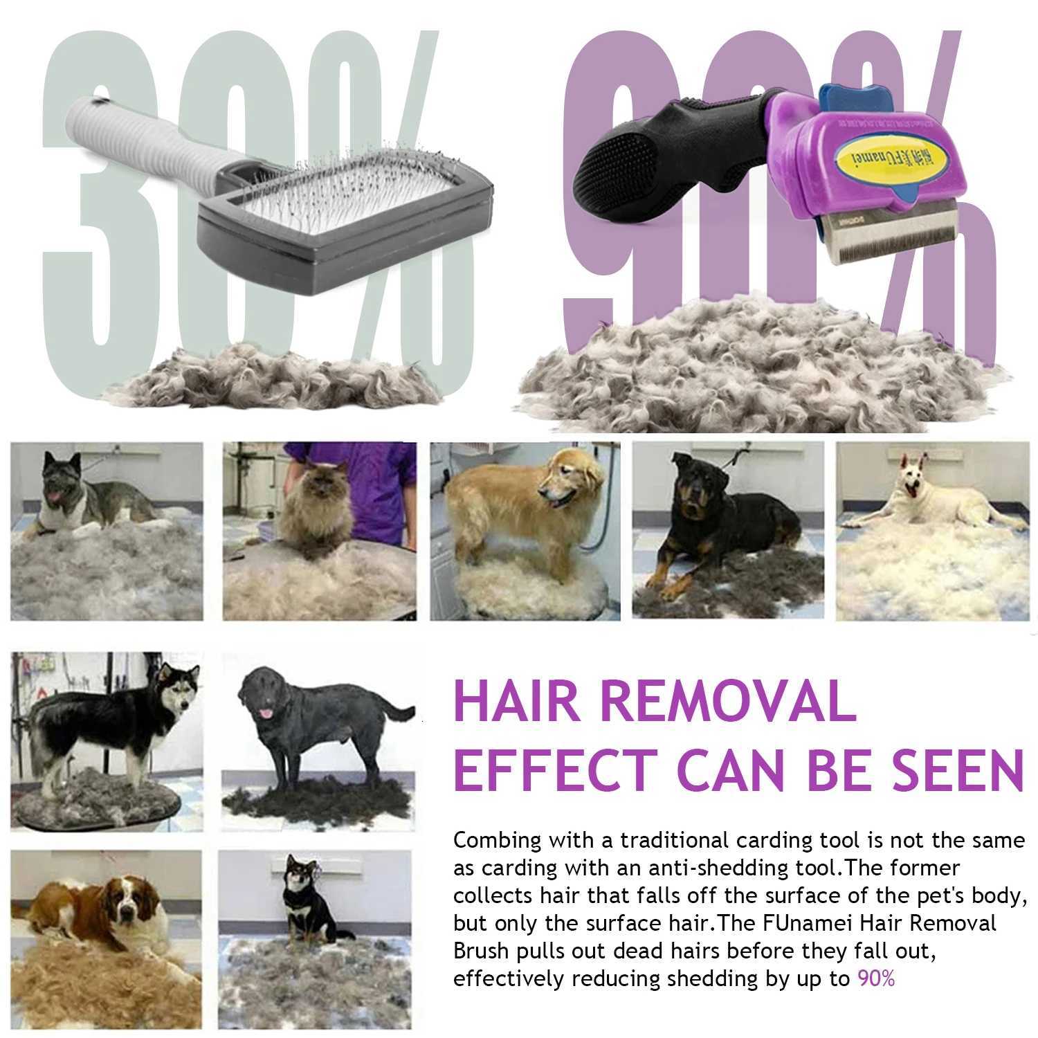 Dog Brush Grooming Accessories Pet Hair Knotting Remover Large Dogs Cat Short Long Hair Anti Lice Combs Cat Hair Care Supplies M251208 - view 4