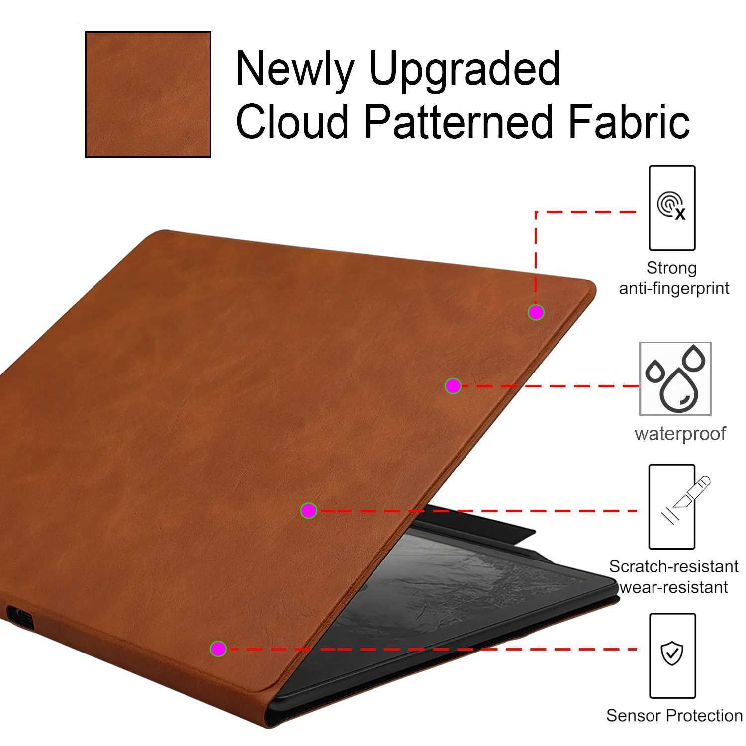 GAUGGER Magnetic Stand Case for Kindle Scribe - tra-Thin Cover Auto Sleep/Wake Pen Buckle for 102 Kindle Scribe 2022/2024 C251208