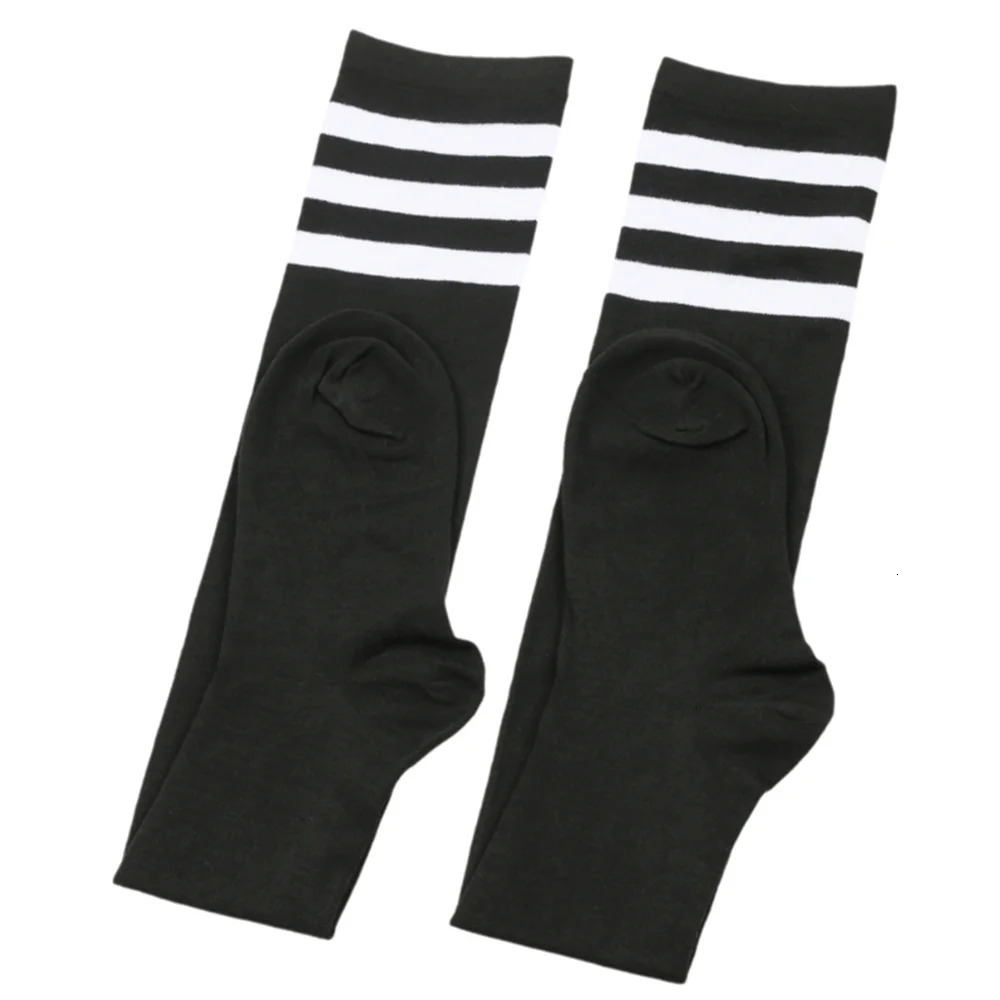 1 Pair Plus Size Womens Thigh High Socks for Thick Thighs Highs Widened Extra Long Thick Striped Knit Socks Stockings 251205