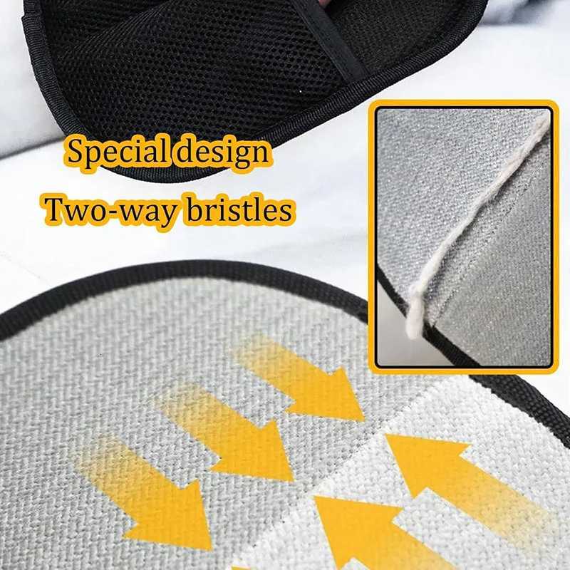 Hot pet hair removal tools reusable gloves pet double-sided beauty gloves carpet removal pet fur hair pet supplies M251208 - view 5