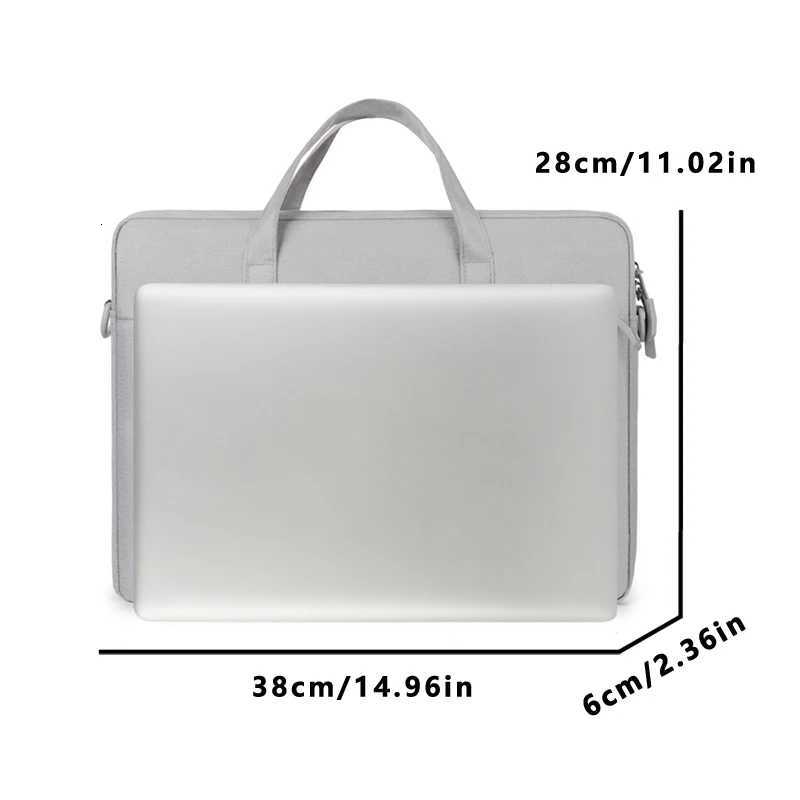 Laptop Briefcase Large Capacity Anti-Drop Shockproof Crossbody Bag Single Compartment Business Official BagT251208