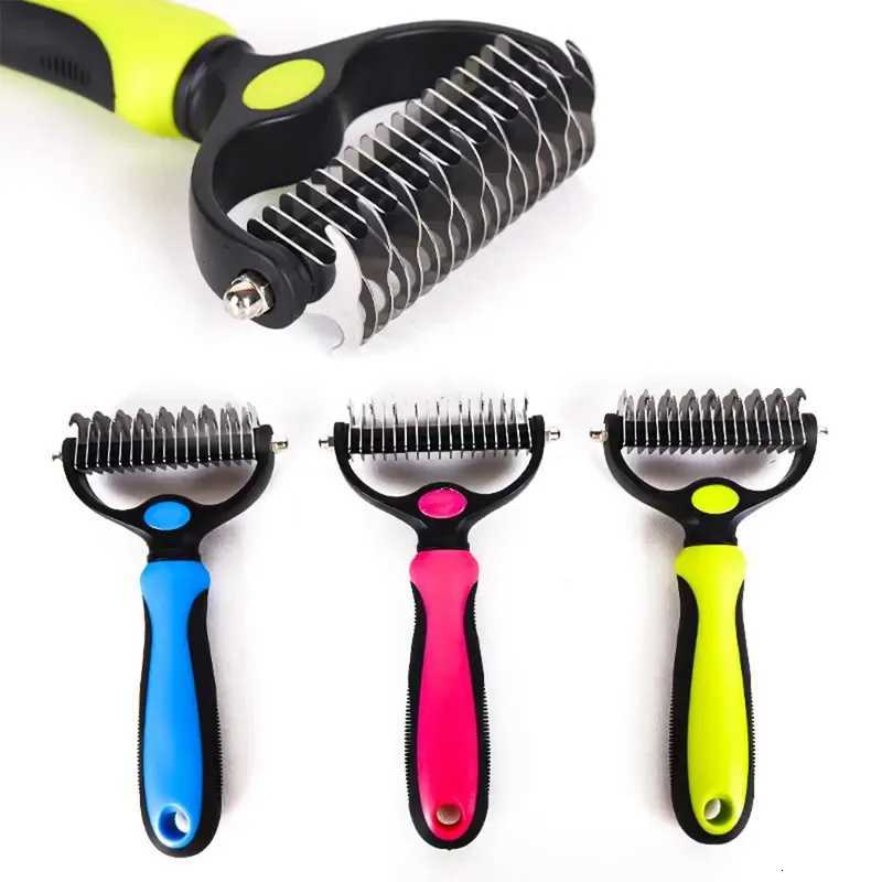 A Pet Double-sided Knot Comb Dog Comb Dog Comb Cat Beauty Hair Removal Cat Comb Pet Supplies M251208 - view 1