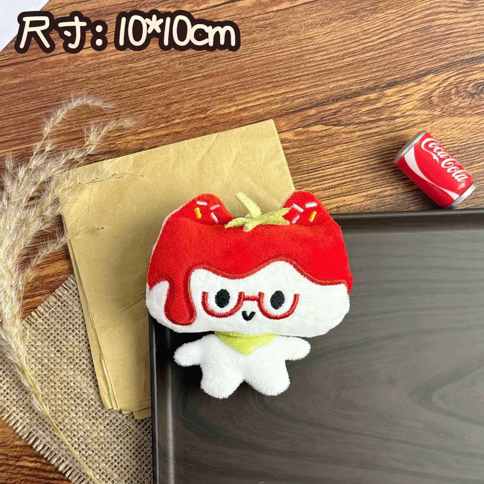 new Squeezing Plush Tomato Cat Doll Pendant Pudding Cat Doll Keychain Bag Hanging Doll GiftXJ251208 - view 4