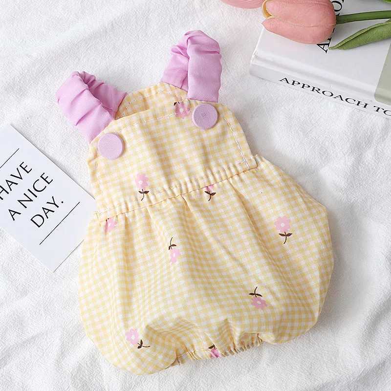 Yellow Flower Pet Dog Dress for Small Dogs Thin Puppy Princess Skirt Dog Summer Clothes Chihuahua York Clothing Pet Supplies M251208