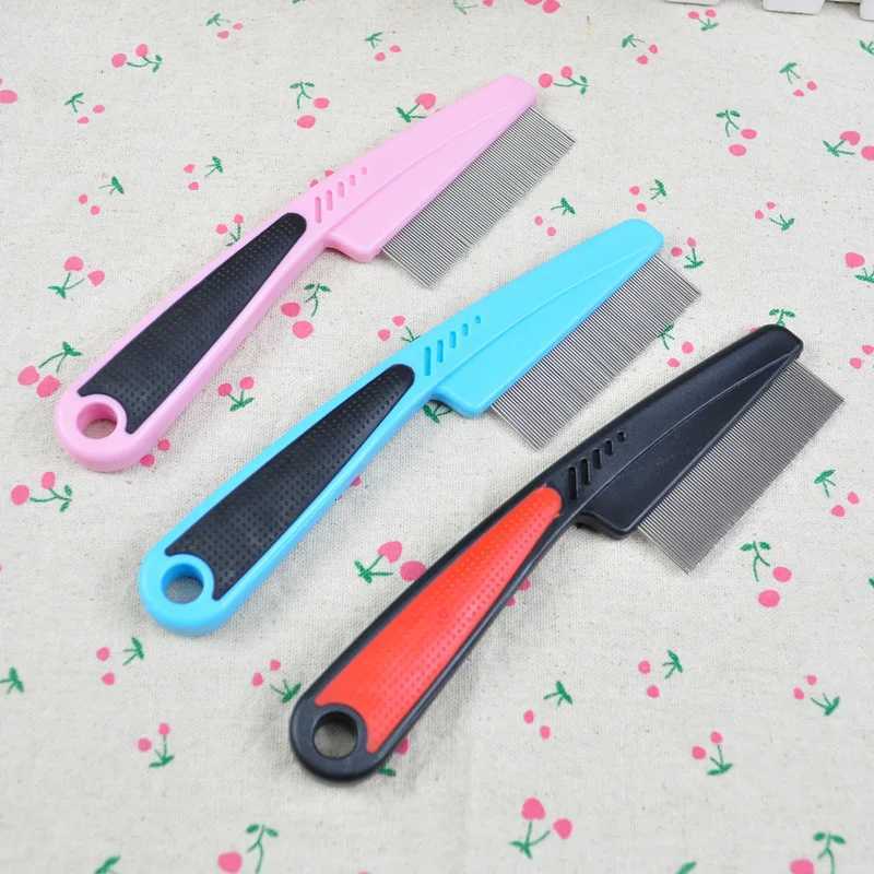 Hot Sale Pet Animal Care Comb Protect Flea Comb for Cat Dog Pet Stainless Steel Comfort Flea Hair Grooming Comb Dog Grooming M251208 - view 4