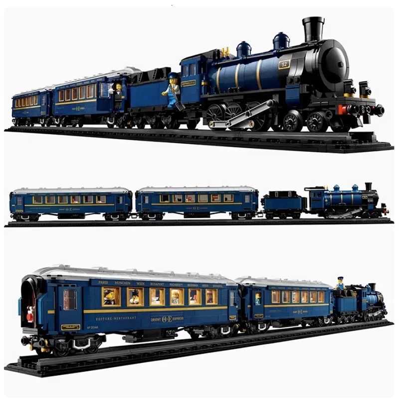 Ideas Technical Murder Case the Orient Express Train Murder Case140th Anniversary Luxury Legendary Train Model 21344 Bricks gift K251208