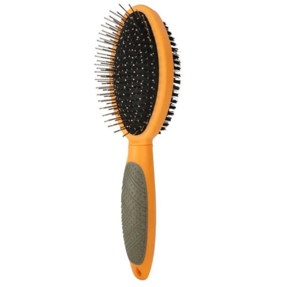 Dog Brush Dogs Comb Double-sided Dogs Hair Brush Pet Grooming Massage Comb Stainless Steel Dog Hair Remover Pet Supplies M251208 - view 6