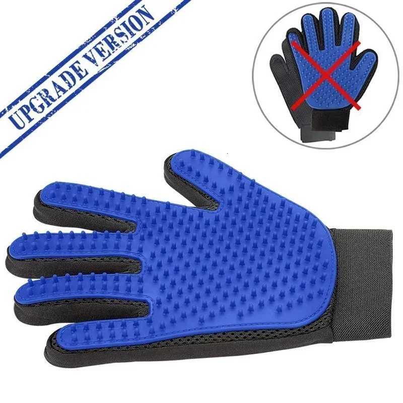 Silicone Pet Grooming Gloves Cats Hair Brush and Comb Gloves to Bathe Dogs Cleaning Hair Removal for Dog Animal Use Supplies M251208 - view 5