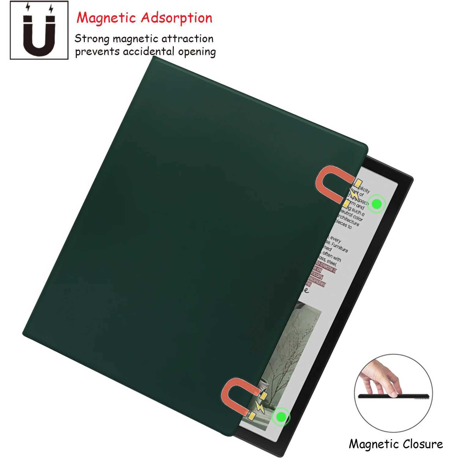 GAUGGER Magnetic Stand Case for Boox Note Air 5 C/Note Air 4 C /3C tra-Thin Cover with Auto Sleep/Wake Magnetic Closure C251208