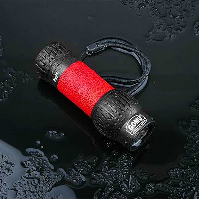 Gu 8x25 Monocar Waterproof Telescope Fl Metal High Power Portable Pocket Hunting Camping Long Range Bak4 Mini C251208