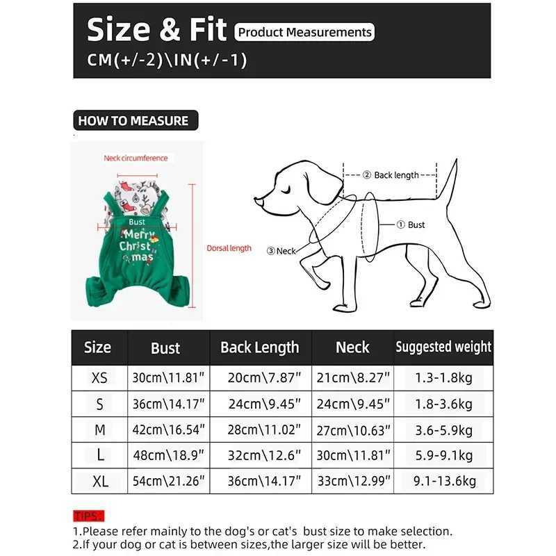 Christmas Pet Clothing Dog Floral Clothing Autumn Winter Warm Legged Skirt Teddy Dress Fashionable Overalls Four Legged Clothing M251208