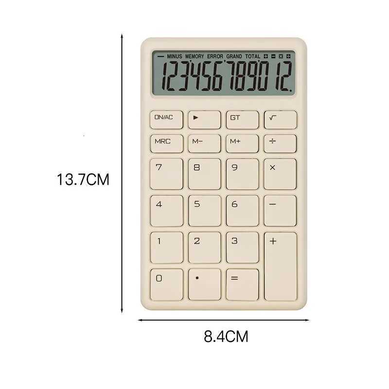 Student Calcator Simple Design Basic Calcator High Sensitivity Button Portable Calcator Student Stationery Supplies H251208