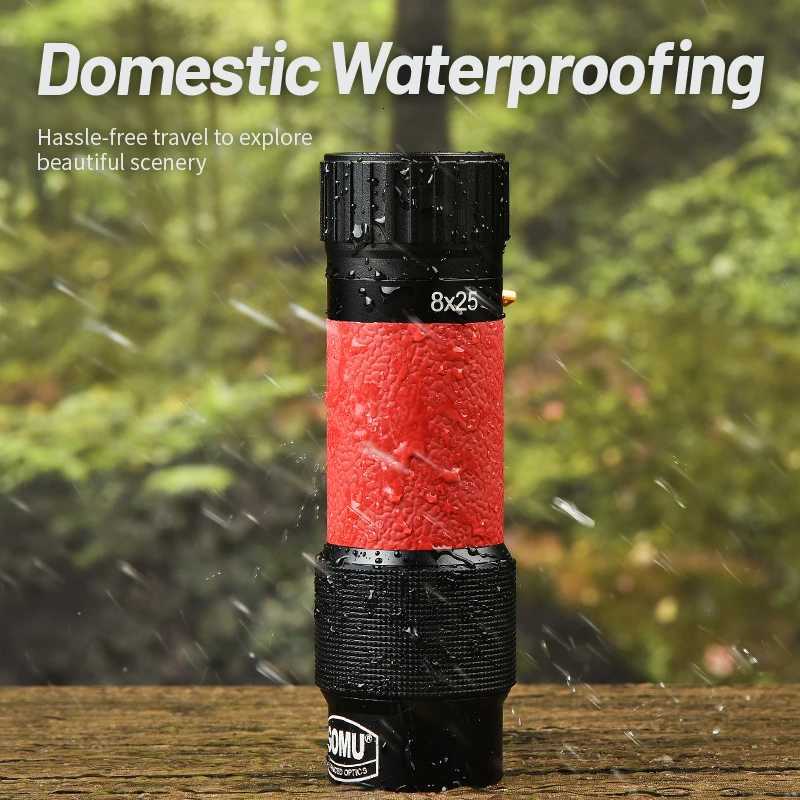 GU 8x25 Fl Metal Mono Telescope Mti-layer Coated Imaging Clear Mini Portable Travel Opera Theater Museum Bino C251208