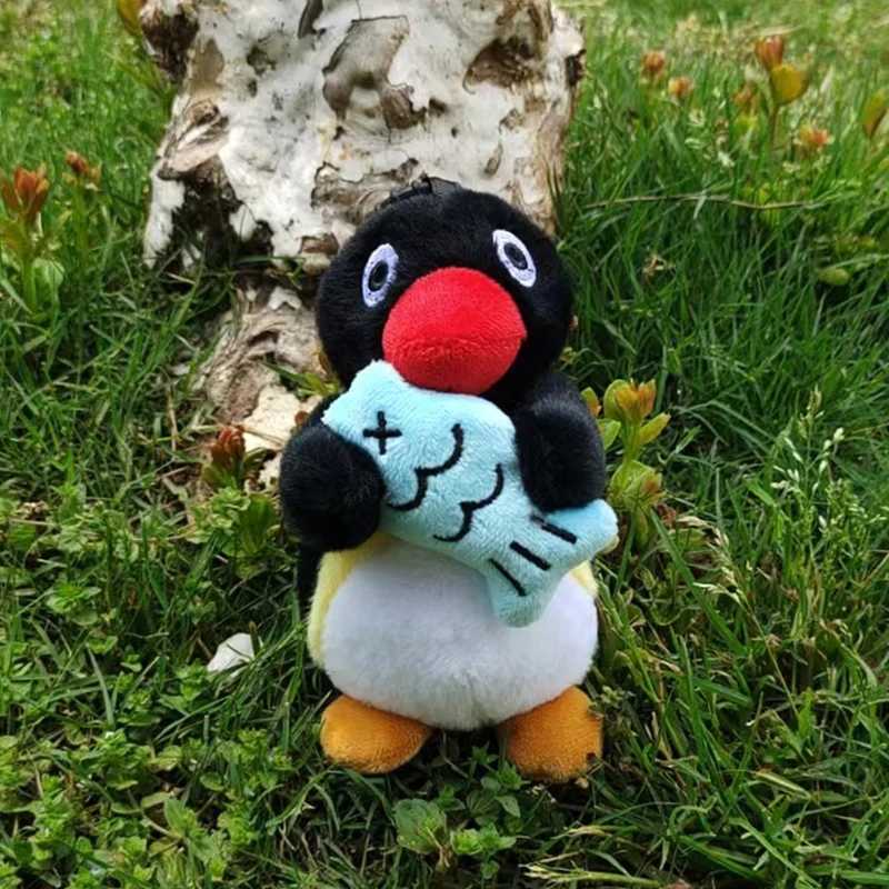 Lovely Penguin Plush Keychain Creative Backpack Pendant Kawaii Cartoon Hugging Fish Penguin Doll Cute Things Girls Women GiftXJ251208 - view 5