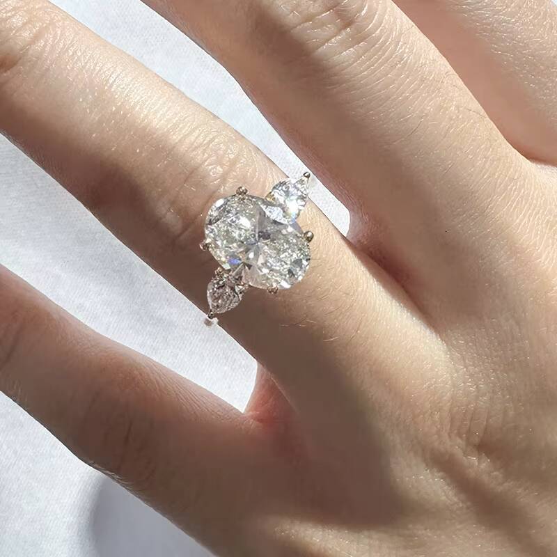 Madonna Lab Grown Diamond Ring GIA Certified Lab Grown 3CT 5CT Lab Grown Diamond Jewelry