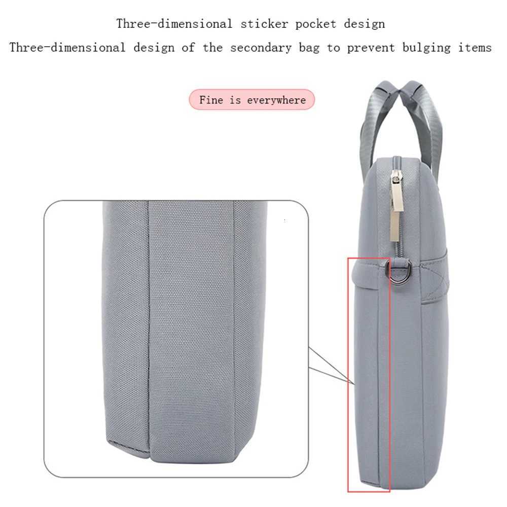 Laptop Bag Shoulder Handbag For MacBook Air Pro 16 Case For Xiaomi Dell HP 11 13 14 15 156 inch Business Briefcase Laptop CoverT251208