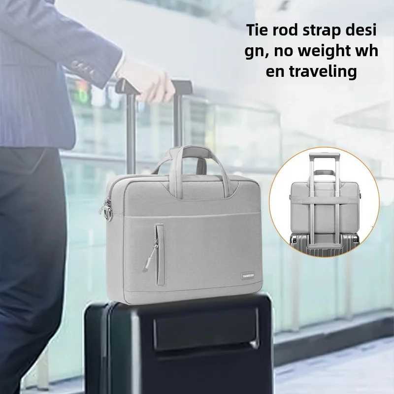 Business Laptop Bag Case Shoulder Tote Bag Notebook Bag Briefcase For 13 15 17 Inch Macbook Air Pro HP Huawei Asus Dell handbagT251208