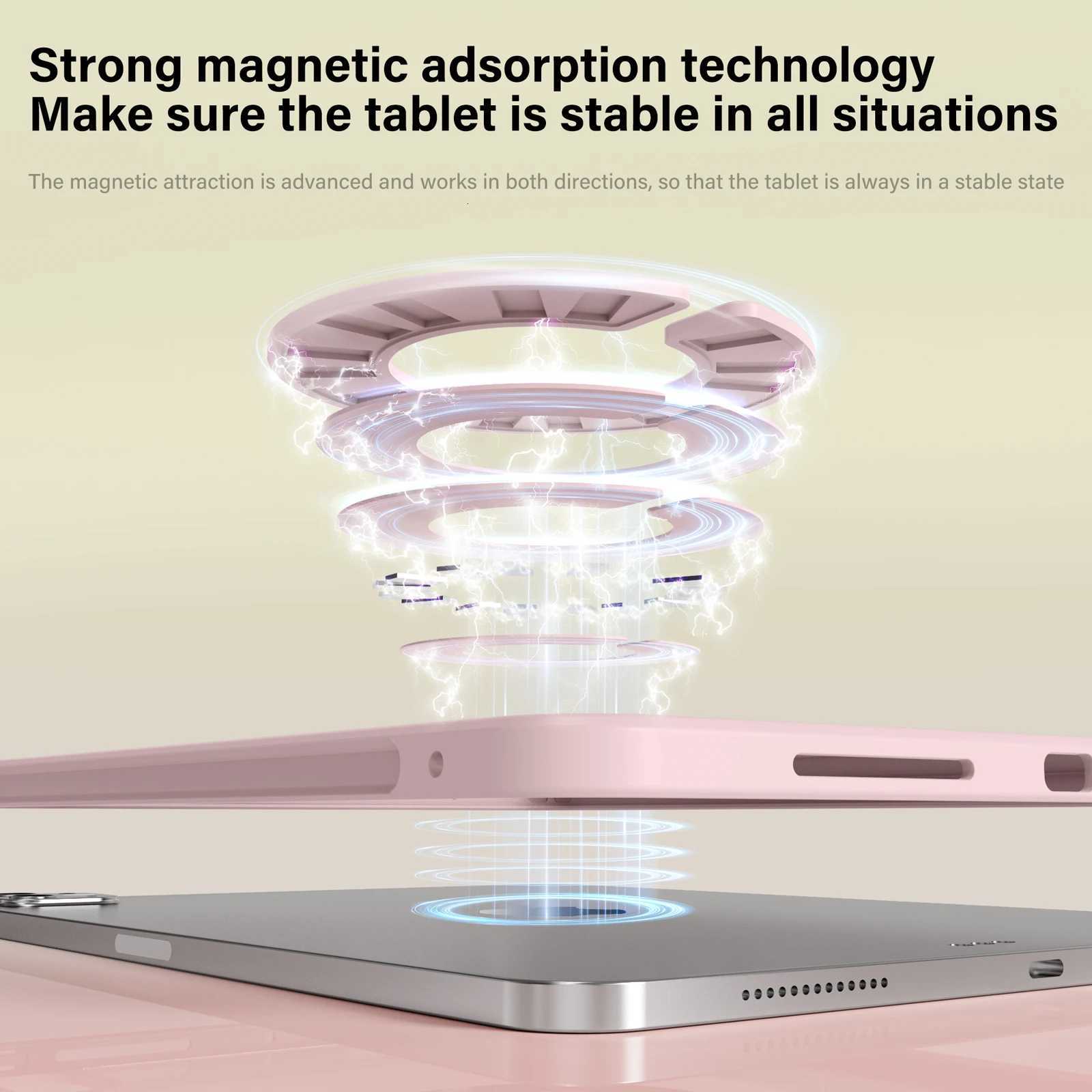 ZOYU Case iPad 10 Air 11 4/5 109 Pro 11 13 2024 Detachable Y-Shaped Folding iPad 102 7/8/9th Gen Rotate 360Detachable Cover C251208