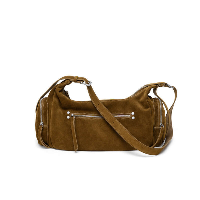 Luxury Bag Designer Shoulder Bags Totes Hobo Cross Border Vintage Genuine Leather High End First Layer Cowhide Motorcycle Crossbody Women S Underarm B