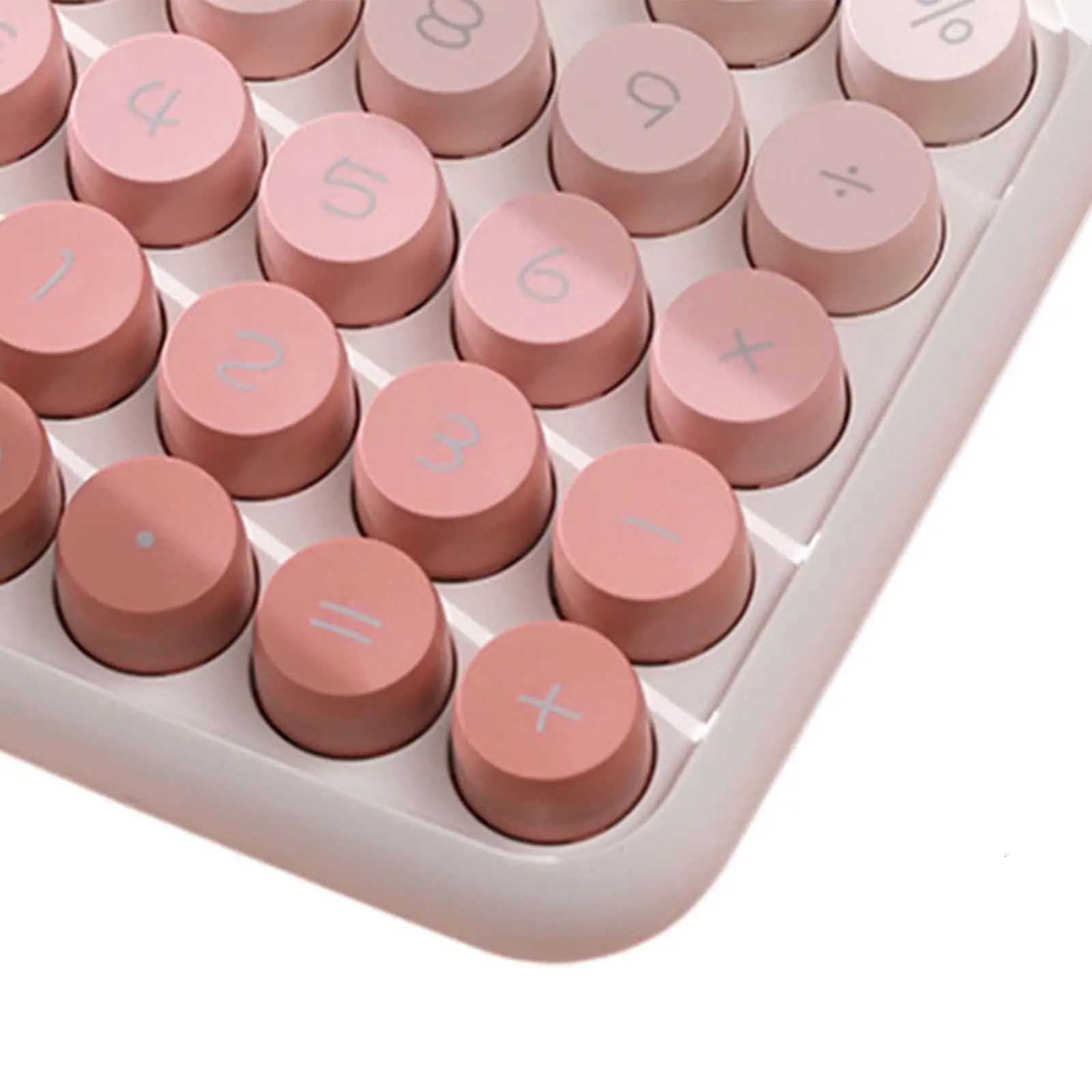 Mechanical Switch Calcator Portable Battery Powered LCD Display for He Business Use Versatile Professional Lightweight H251208