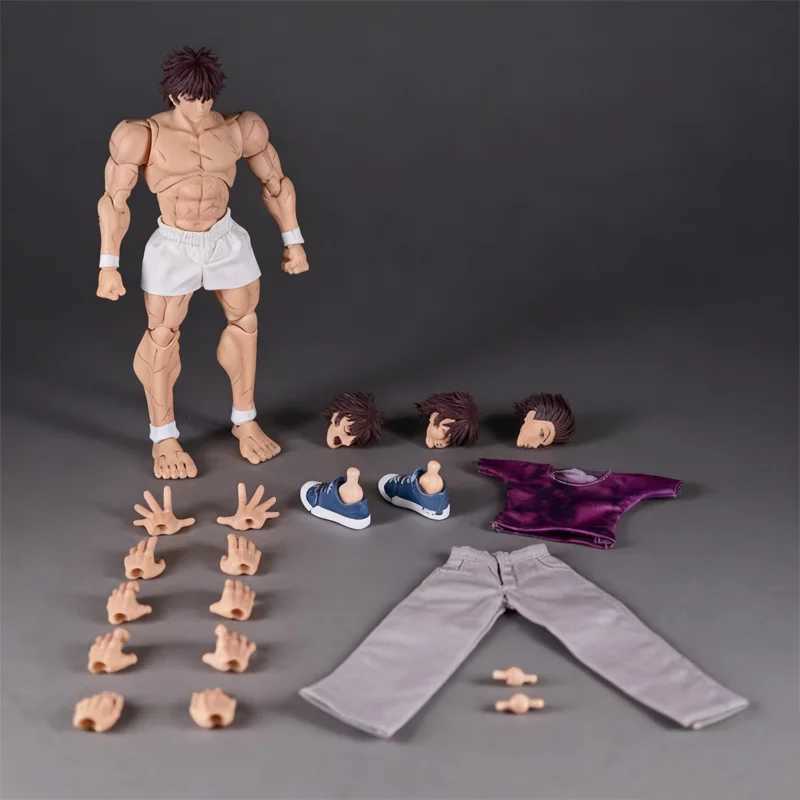 1/12 Scale Anime Baki Hanma Oni Action Figure Real Man Assembly Model Figurine Office Desktop Decoration Ornaments BoyS GiftsXJ251206