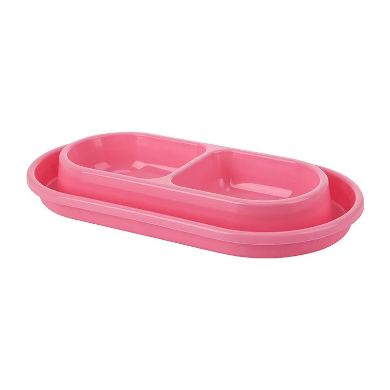 H1753 Small and medium-sized dog anti-choking bowls, anti-tipping slow-feeding dog bowls, pet cat food bowls, pet supplies supplier.