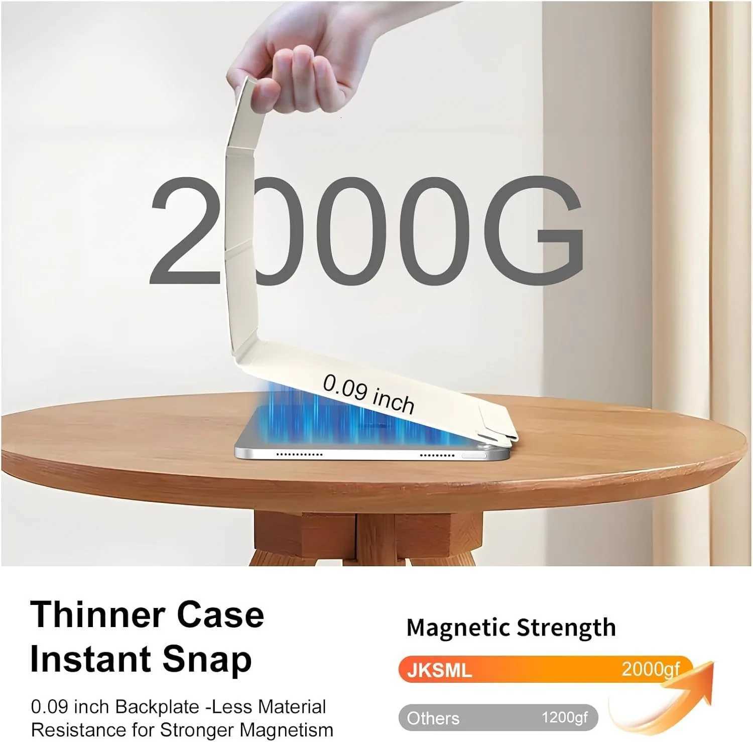 ZOYU for iPad A16 10/11th tra-Slim Light Strong Magnetic Attachment CaseiPad Pro 11 129 Air 4/5th 11/13 mini 6/7th Cover C251208