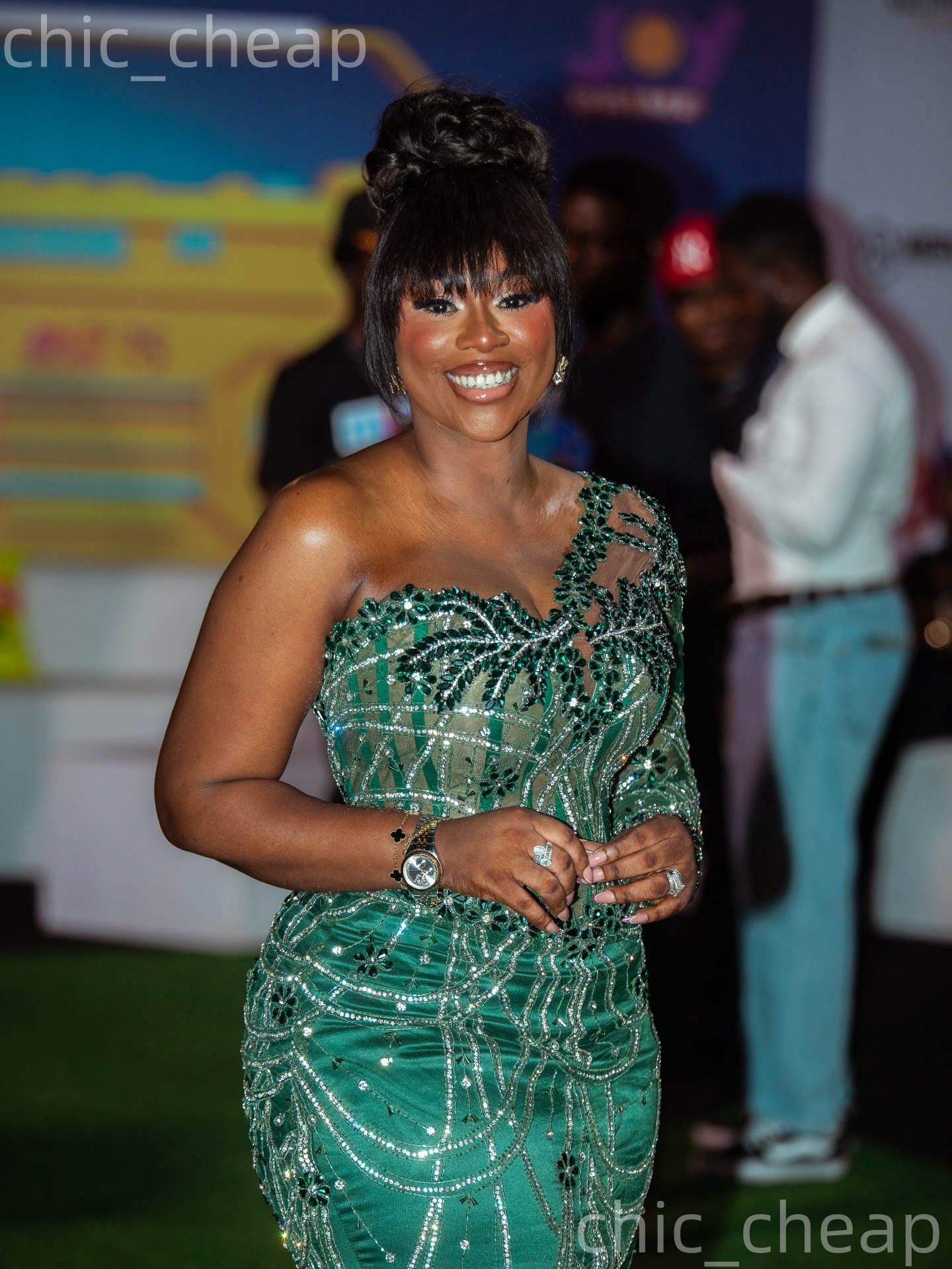 Aso Ebi Hunter Green Mermaid Prom Dresses 2026 One Shoulder Crystals Evening Formal Party Second Birthday Engagement Gowns Plus Size Dress For Special