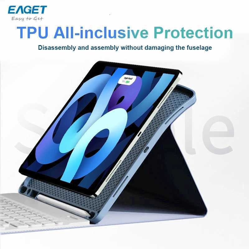 Eaget For iPad Air 4/5 Case 2022 109 10th 2020 Pro 11 with Pencil Holder Cover 2018 97 5/6th 2021 102 7/8/9/10th Generation C251208