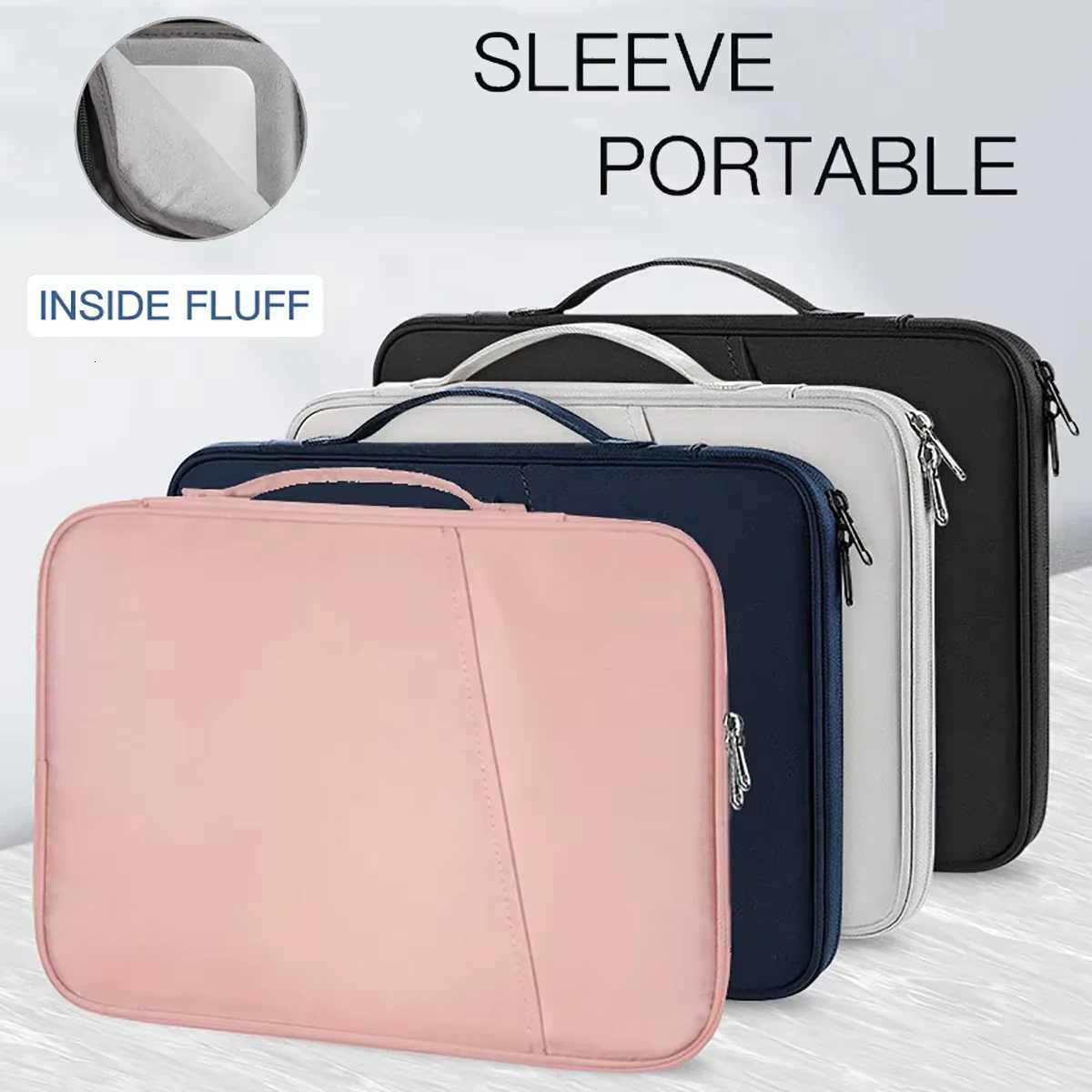 Waterproof Notebook Handle Bag Laptop Sleeve Case For Macbook Air 11 12 13 136 M4 M3 M2 iPad Pro 11 Tablet Bag Computer HandbagT251208