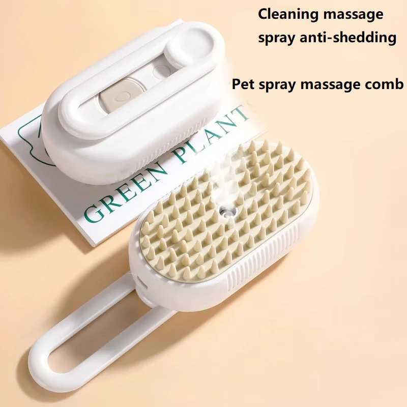 Dog Cat Steam Brush Short Hair Dog Steam Brush for A Cat Pet Comb Car Animal Hair Brush Pet Grooming GSZ06 M251208 - view 5