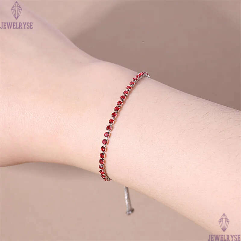 2.5mm diamond colorful tennis bracelet designer for woman round iced out chain mens bracelets black AAA zirconia silver chains man womens jewelry leng