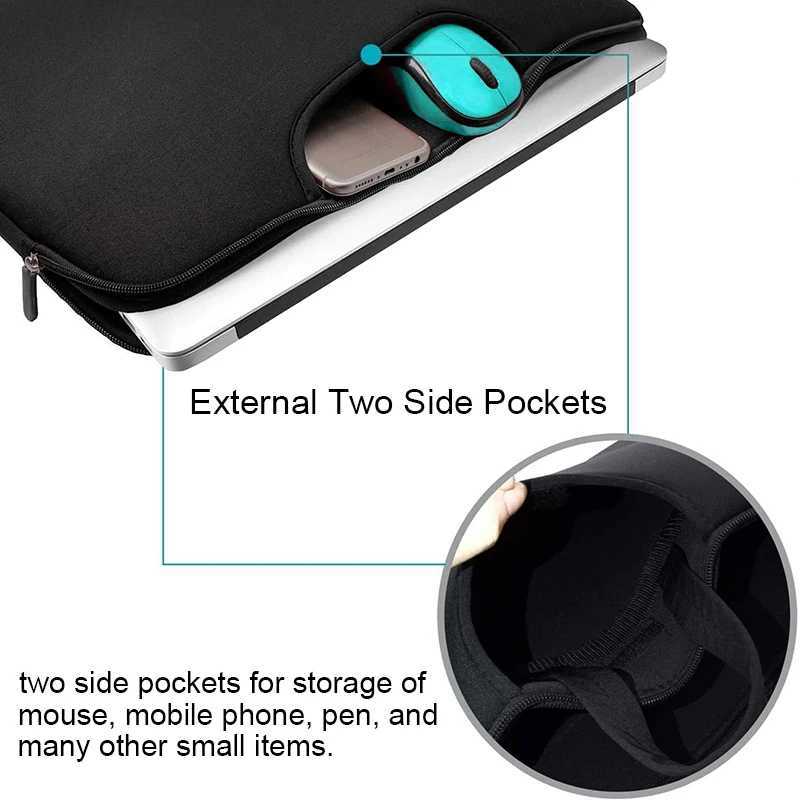 Laptop Bag Unisex Sleeve 11 14 15 156 Inch Handbags Computer Notebook Sleeve Cover For Xiaomi Hp Lenovo MacBook Air Pro 13 CaseT251208