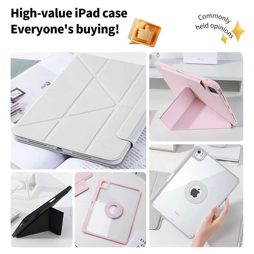 For iPad Magnetic Case for IPad 11th A16 Pro Air 13 11 M3 M2 M4 Funda Cover For iPad 2025 129 9 8 7 6 5 4 10 Th Mini 7 6 Case C251208