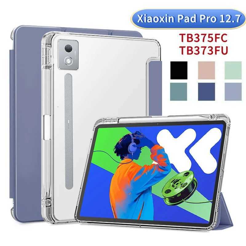 For Xiaoxin Pad Pro 127 2025/2023 P12 TB373FU Magnetic Smart Case for idea tab pro 127 inch with Pencil Holder Cover C251208