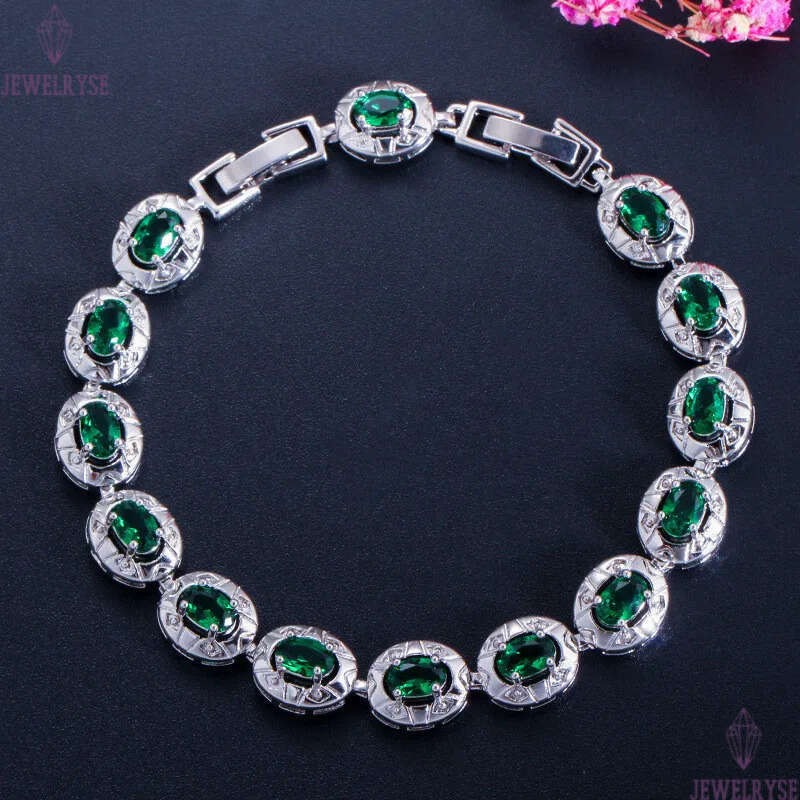 fashion luxury designer bracelets for woman 6 colors AAA cubic zirconia charm bracelet white purple pink green crystal bangles jewelry girls womens gi