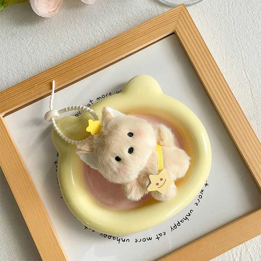 Cute Puppy Plush Pendant Creative Backpack Dog Couple Keychain Doll Soft Stuffed Doll School Bag Accessories Birthday GiftXJ251208 - view 7